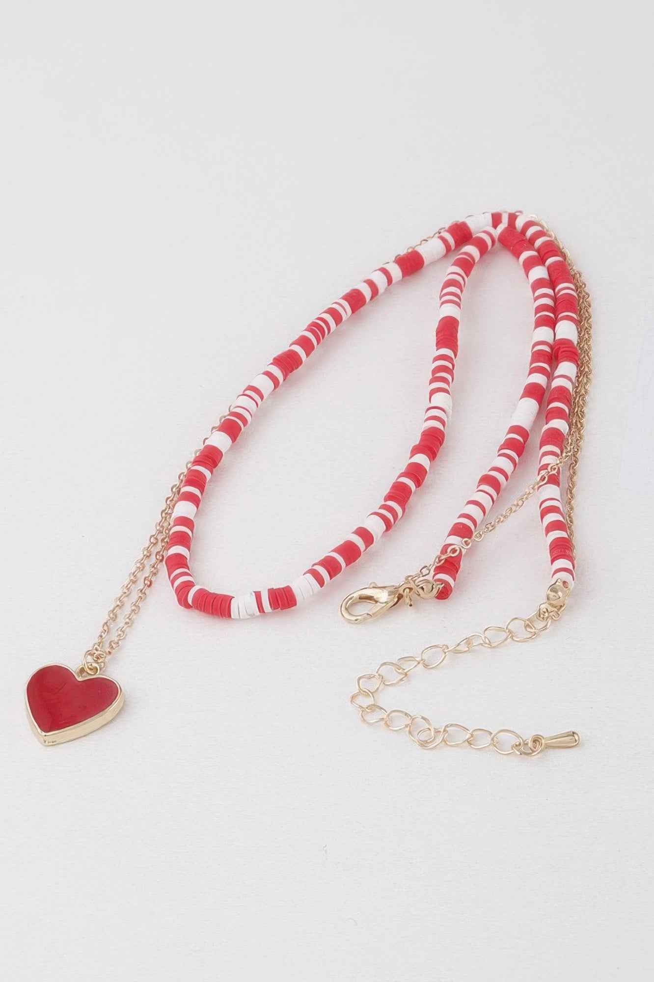 Layered Heart Chain Necklace - DD Discount Sales