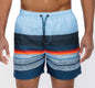 Blue Stripes Swim Shorts - DD Discount Sales