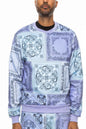 Paisley Bandana Print Crewneck - DD Discount Sales