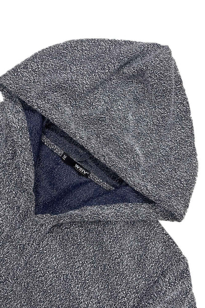 Static Marbled Short Sleeve Hoodie - DD Discount Sales
