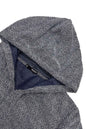 Static Marbled Short Sleeve Hoodie - DD Discount Sales