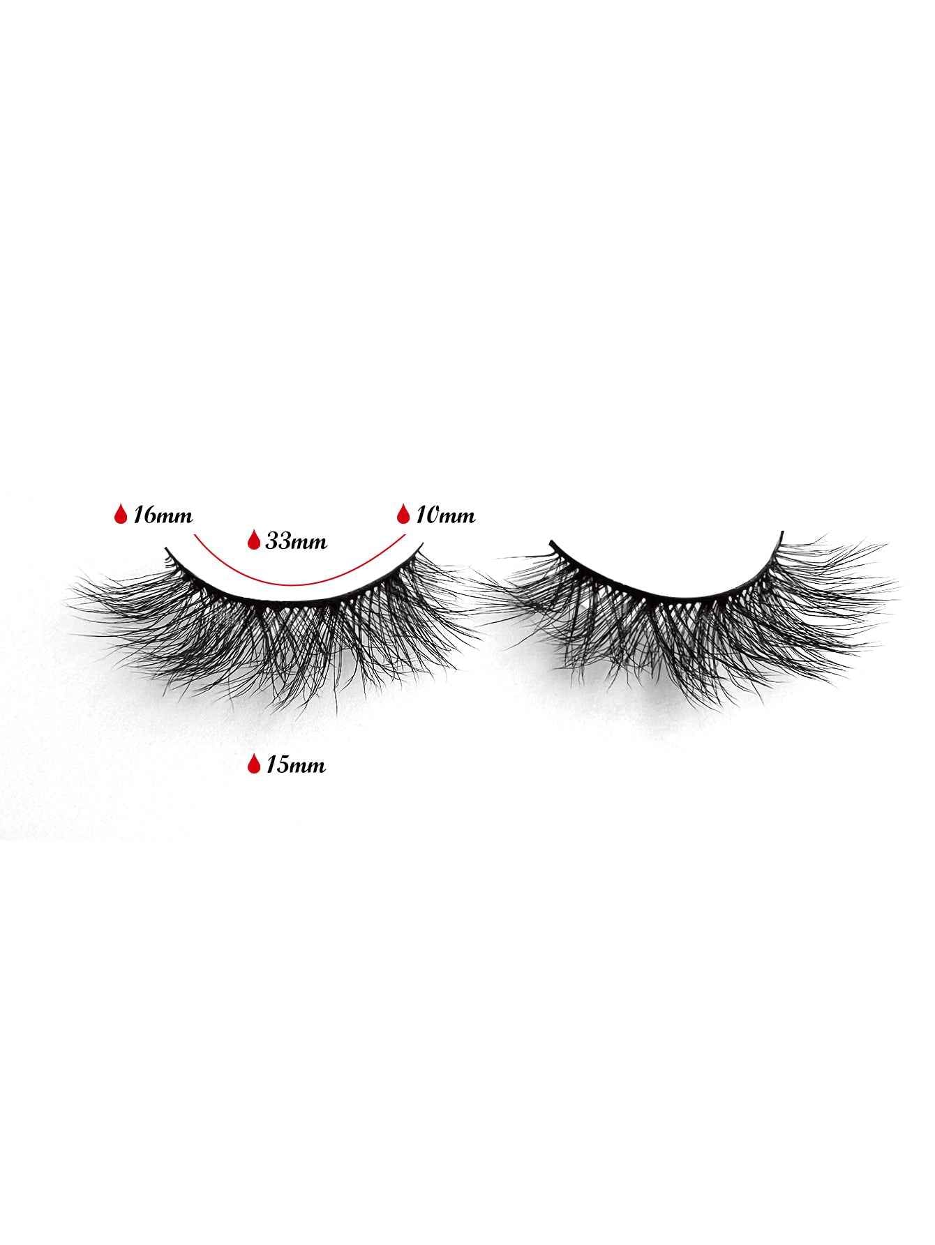 3D Premium Faux Mink False Eyelashes MK-16 - DD Discount Sales