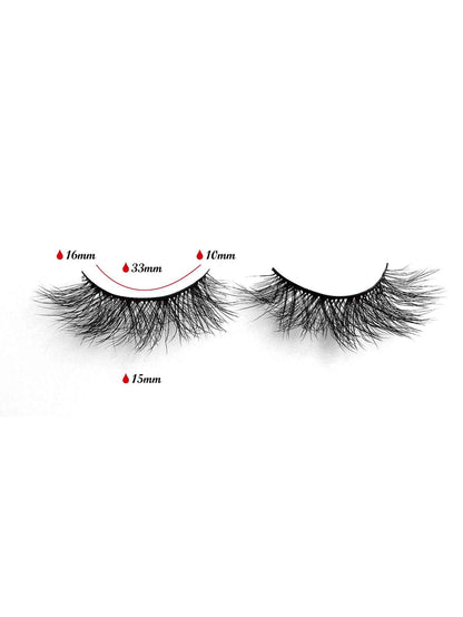 3D Premium Faux Mink False Eyelashes MK-16 - DD Discount Sales