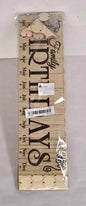 wooden birthday calendar - DD Discount Sales