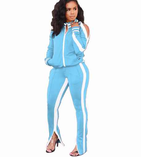 Pure Color Featured Women's Sports Suit - DD Discount Sales