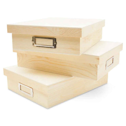 Wooden Box with Lid - DD Discount Sales