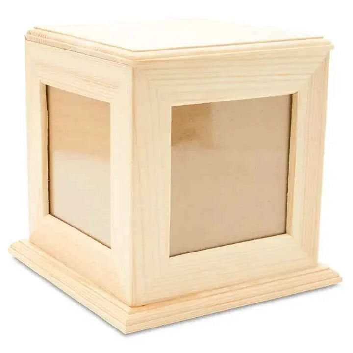 Wood Photo Cube - DD Discount Sales