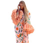 Holiday Sun Protection Shirt Beach Print Blouse Coat - DD Discount Sales